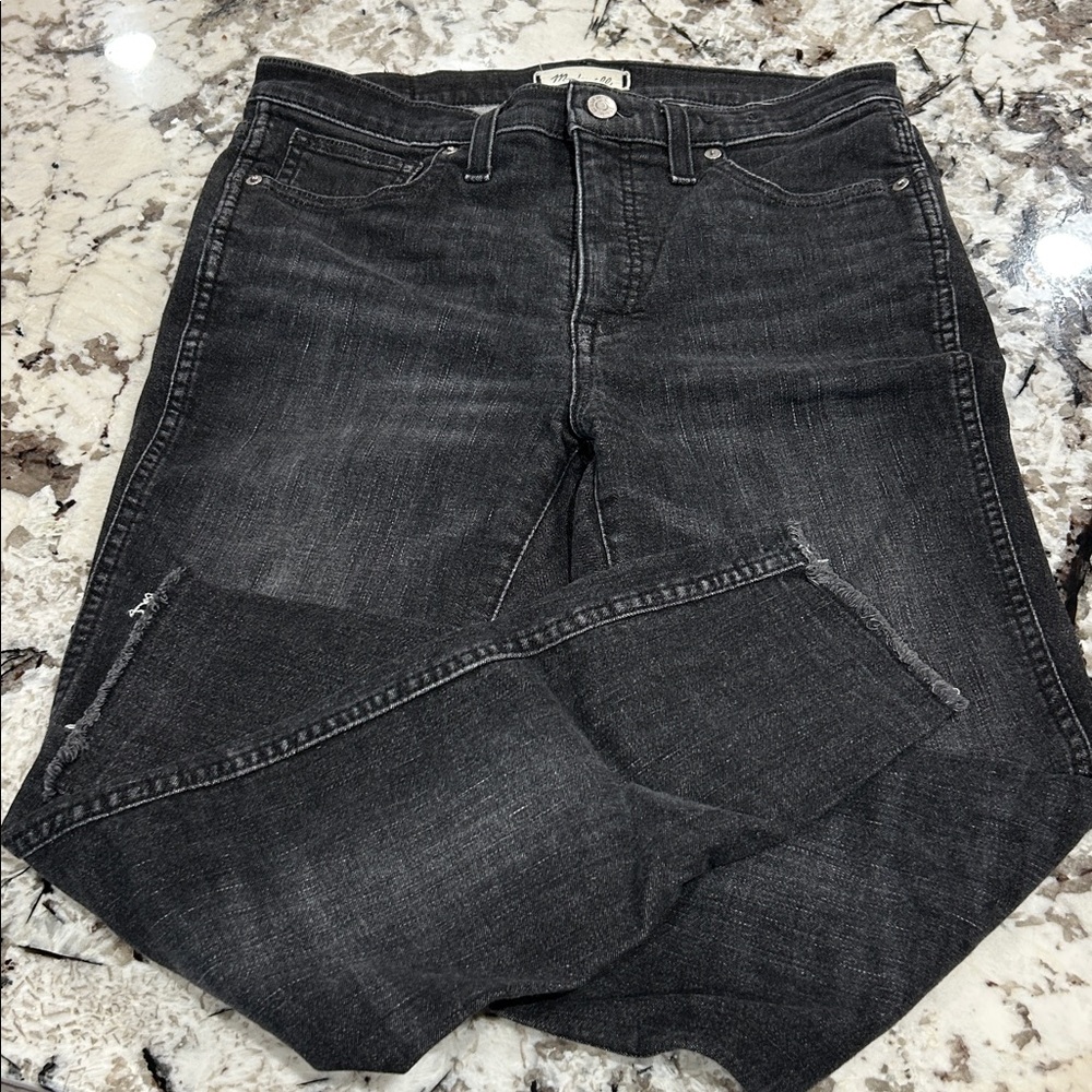 Madewell Charcoal Denim Pants